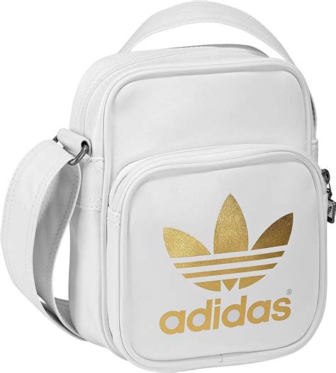 adidas tasche gold weiß